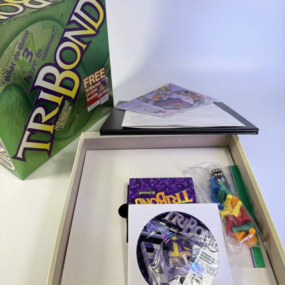 Patch Prod Boardgame TriBond (2000 Diamond Ed) Box VG/VG+ - Picture 11 of 13